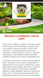 Mobile Screenshot of champion-lawn.com